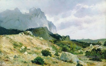Montagne œuvres - rivage rocheux 1879 paysage classique Ivan Ivanovitch monte